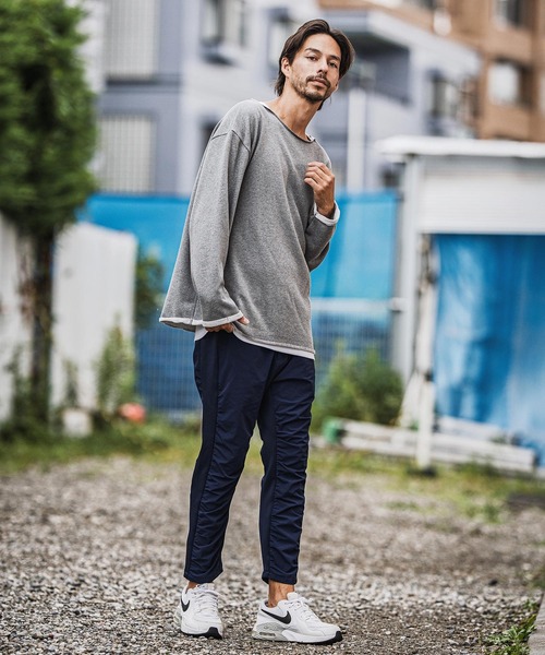 CAMBIO（カンビオ） トレーナー スウェット msw1712-ボートネック