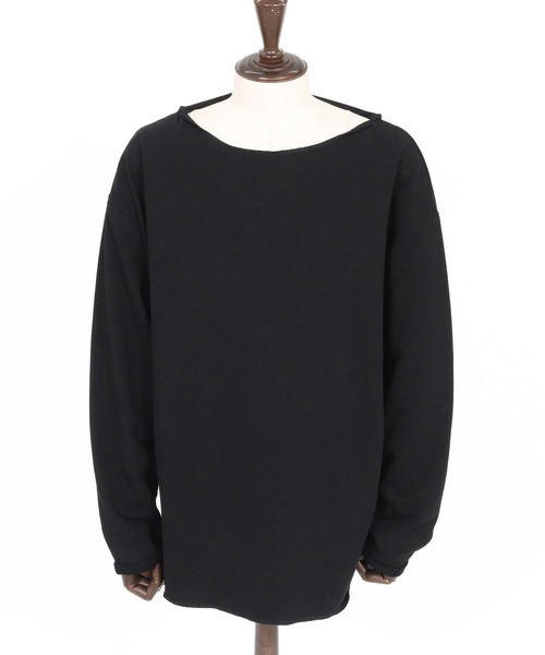 ボートネックスウェット CAMBIO トレーナー スウェット msw1712-ボートネックルーズ