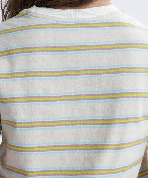「ROXY」 半袖Tシャツ LARGE ベージュ レディース