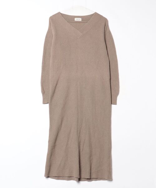 FRAY I.D（フレイ・アイディー） ニットワンピース FREE ブラウン