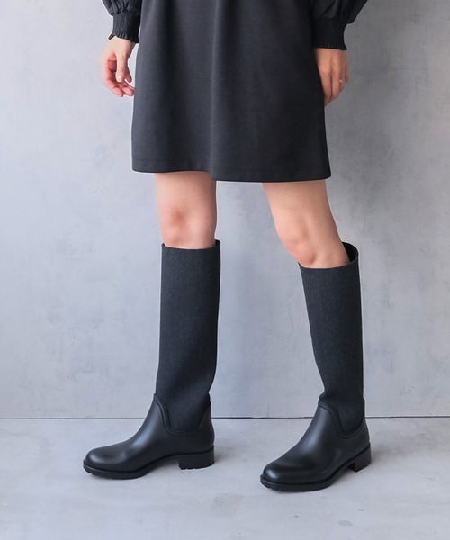 FABIO RUSCONI（ファビオルスコーニ） ロングブーツ 36 ブラック