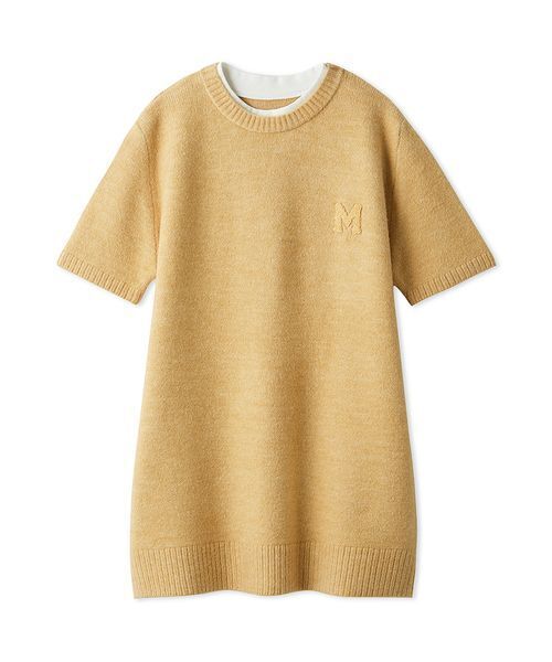 【新品未使用】MilaOwen Mサガラウールブレンドミニニットワンピース Mila Owen ワンピース Mサガラウールブレンドミニニット