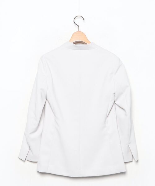 「martinique」 ノーカラージャケット - ベージュ レディース_画像2