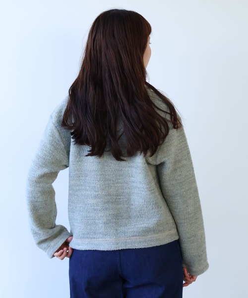 bulle de savon（ビュルデサボン） カーディガン ブリティッシュウール