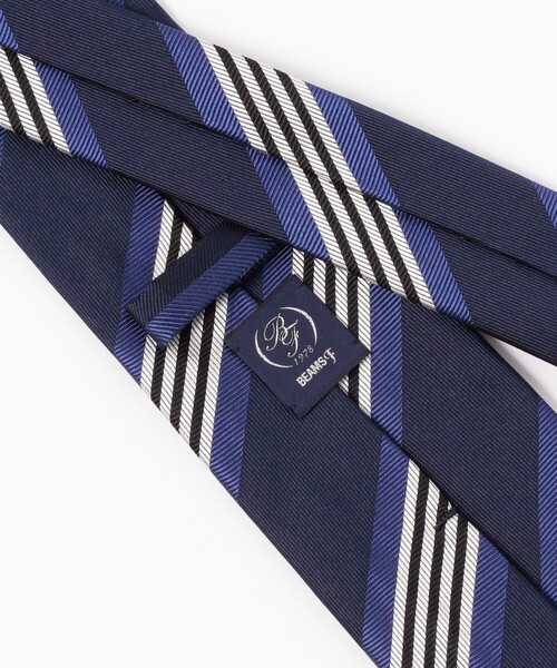 BEAMS F（ビームスF） ネクタイ シルク ストライプ ネクタイ
