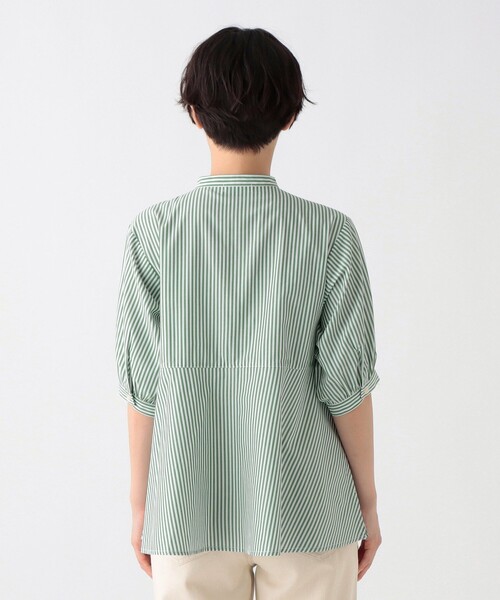 「Afternoon Tea」 半袖ブラウス MEDIUM グリーン レディース_画像2