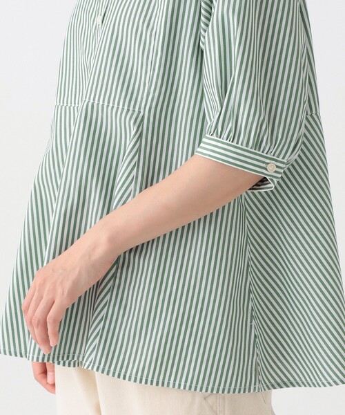 「Afternoon Tea」 半袖ブラウス MEDIUM グリーン レディース_画像5
