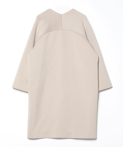 JEANASIS（ジーナシス） ノーカラーコート FREE ベージュ レディース