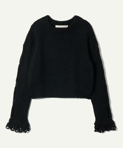 leinwande（ラインヴァンド） ニット セーター Open Cable Sweater