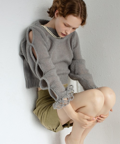 leinwande（ラインヴァンド） ニット セーター Open Cable Sweater