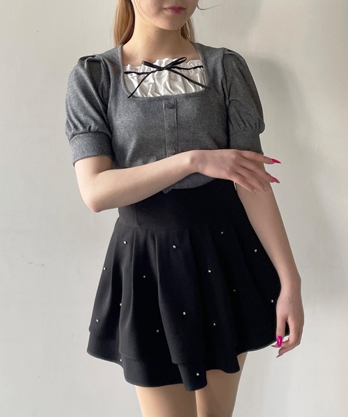 「one way」 半袖カットソー FREE ブラック レディース_画像9