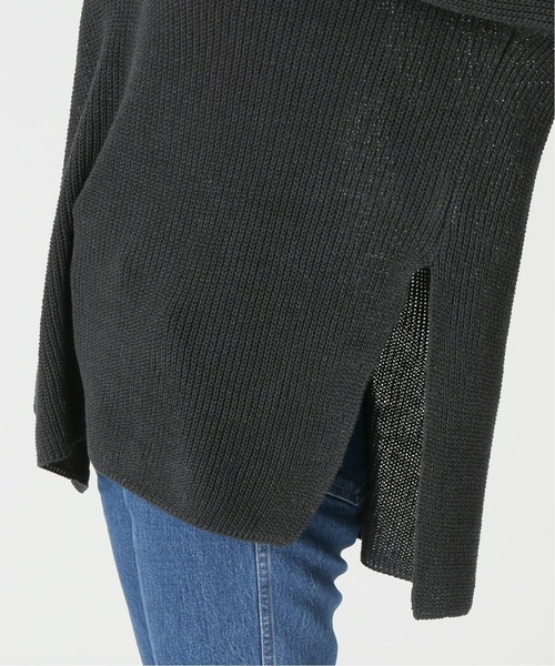 「Spick & Span」 Vネックニット FREE ブルー レディース_画像4