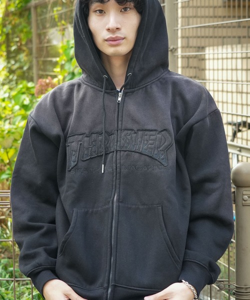 【レア柄】THRASHER スラッシャー スウェット パーカー ビンテージ THRASHER（スラッシャー） パーカー 「THRASHER / スラッシャー