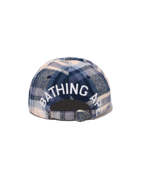 A BATHING APE（アベイシングエイプ） キャップ 帽子 BAPE CHECK PANEL