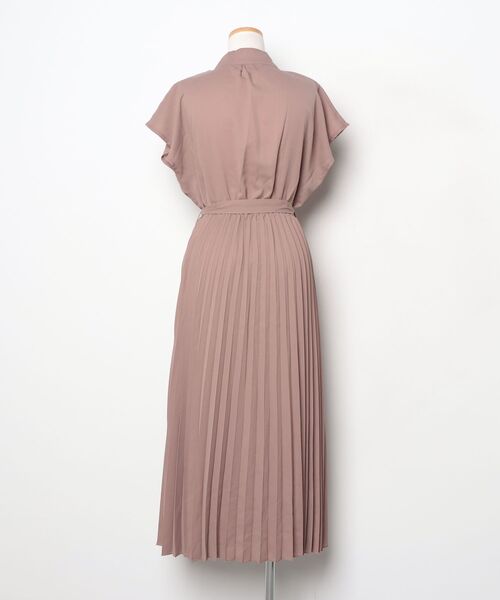 「JUNOAH」 ノースリーブワンピース - ブラウン レディース_画像2