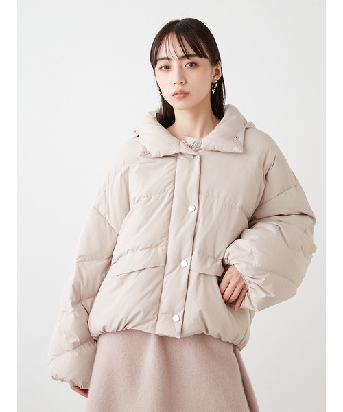 SNIDEL（スナイデル） 美品 フレンチショートダウン フーデッド 