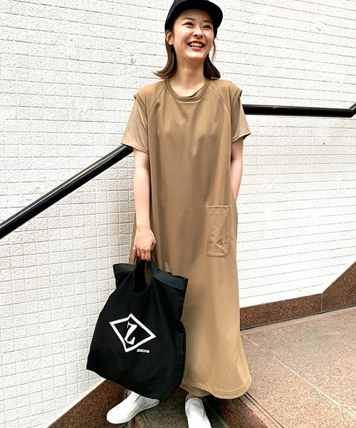 「ZUCCa」 ノースリーブトップス M size ベージュ レディース_画像2