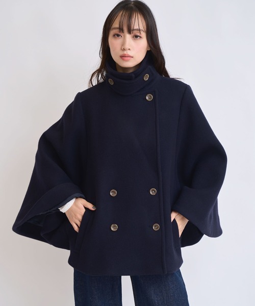 NOELA（ノエラ） コート アウター ケープミドルウールコート