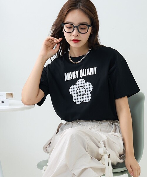「PUBLUX」 半袖Tシャツ フリ- オフホワイト レディース_画像3