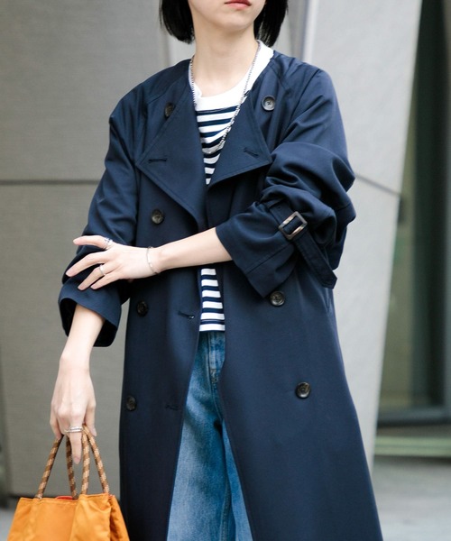 URBAN RESEARCH（アーバンリサーチ） トレンチコート 38 ネイビー