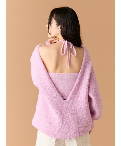 LILY BROWN（リリーブラウン） ニット セーター カーリーモヘア