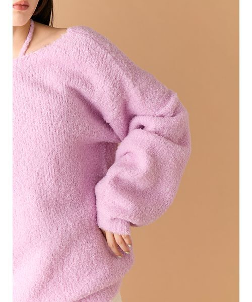 LILY BROWN（リリーブラウン） ニット セーター カーリーモヘア