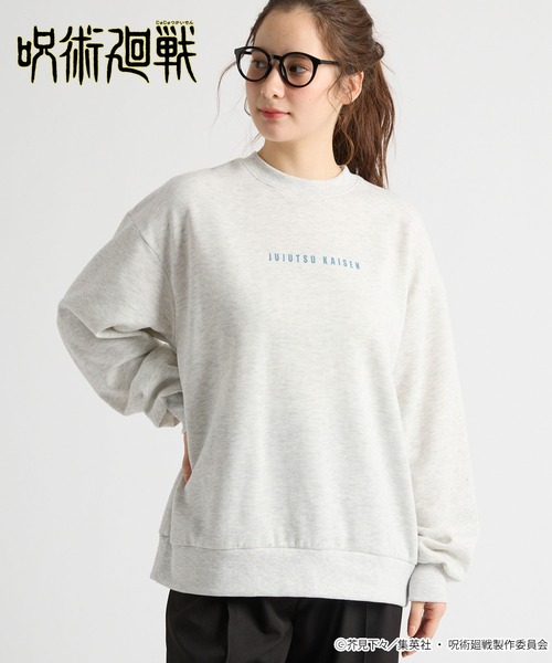 即完売商品  プリント スウェット SHIPS any別注】THE KNiTS:〈洗濯機可能〉ロゴ プリント スウェット