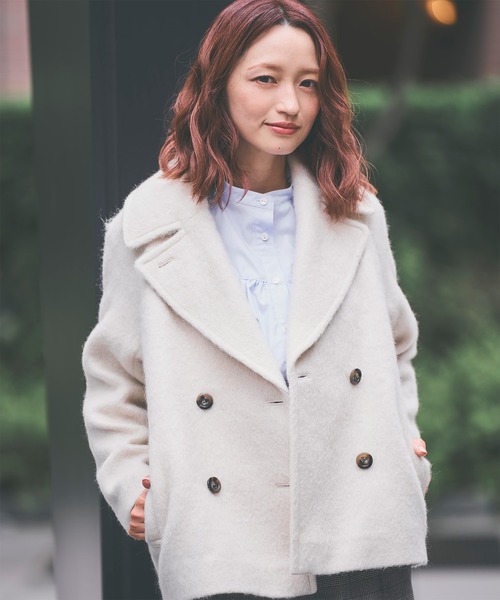 Sirin ピーコート pコート 「軽量・新色展開」ミドルシャギーコート