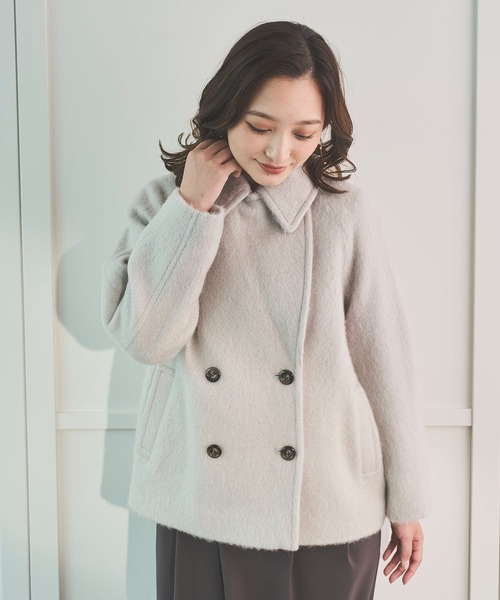 Sirin ピーコート pコート 「軽量・新色展開」ミドルシャギーコート