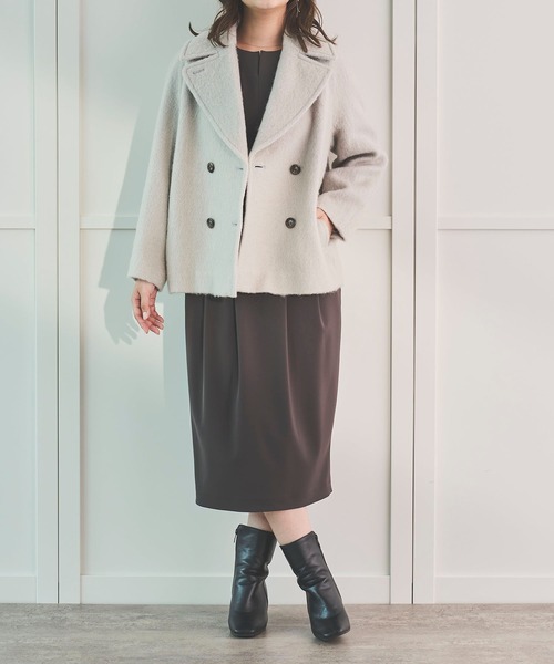 Sirin ピーコート pコート 「軽量・新色展開」ミドルシャギーコート