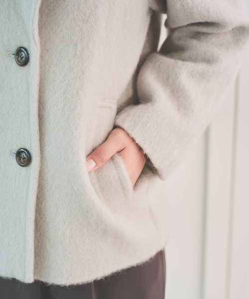 Sirin ピーコート pコート 「軽量・新色展開」ミドルシャギーコート