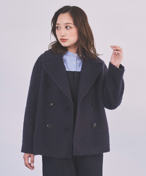 Sirin ピーコート pコート 「軽量・新色展開」ミドルシャギーコート