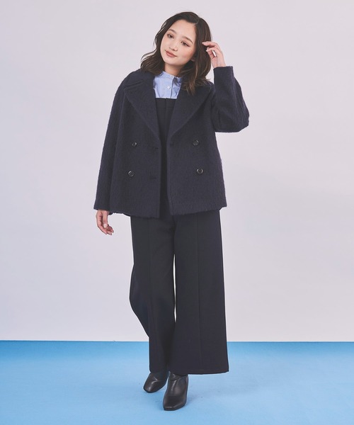 Sirin ピーコート pコート 「軽量・新色展開」ミドルシャギーコート