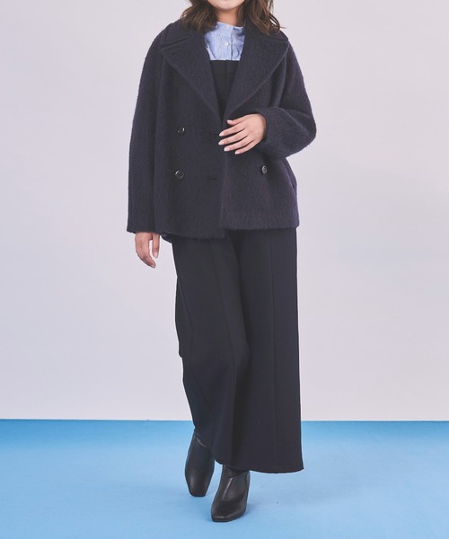 Sirin ピーコート pコート 「軽量・新色展開」ミドルシャギーコート