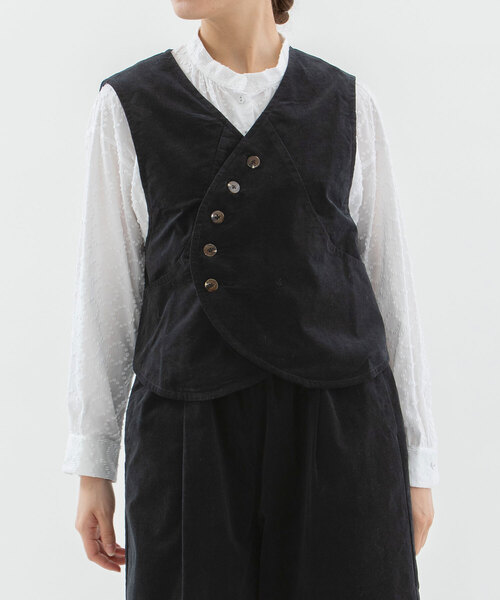 nop de nod（ノップドゥノッド） ベスト ジレ 別珍ベスト レディース