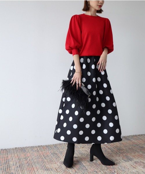 ELFRANK 7分袖ニット FREE ブルー レディース : ZOZOTOWN Yahoo!店