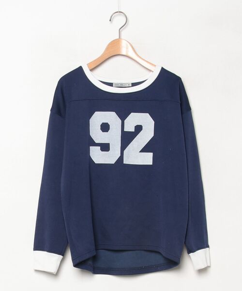 niko and…（ニコアンド） 長袖カットソー MEDIUM ネイビー レディース