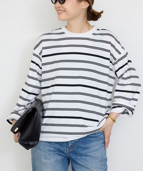 「Deuxieme Classe」 長袖カットソー - ホワイト レディース