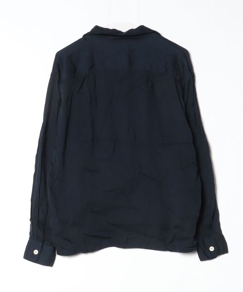 MADISONBLUE ネイビー 長袖シャツ タグ付き MADISON BLUE オープンカラーシャツ 02 M ネイビー