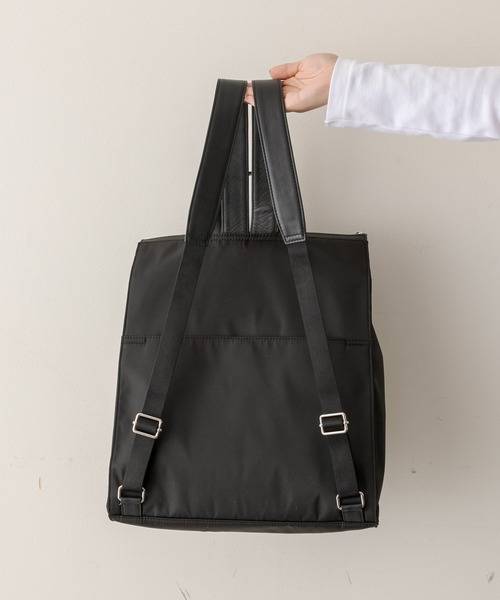 ear PAPILLONNER×APSUコラボリュック激レア！本革黒35200円 解剖】大きいリュック - ear PAPILLONNER(イアパピヨネ)アトレ恵比寿店