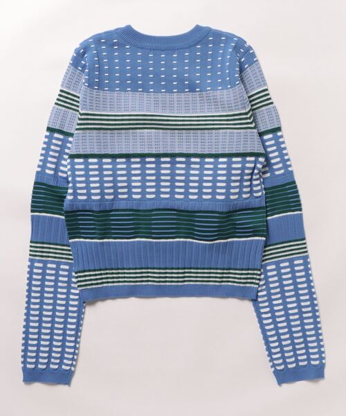 「MURUA」 長袖ニット FREE ブルー レディース_画像2