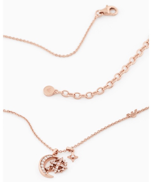 エンポリオアルマーニ　ネックレス　ローズゴールド　EGS2841221 エンポリオアルマーニ ネックレス ローズゴールド EGS2841221 - メルカリ