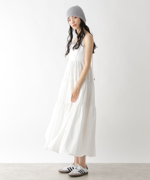 「Heather」 キャミソールワンピース FREE オフホワイト レディース_画像4