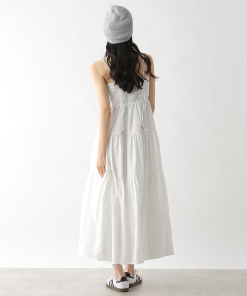 「Heather」 キャミソールワンピース FREE オフホワイト レディース_画像5