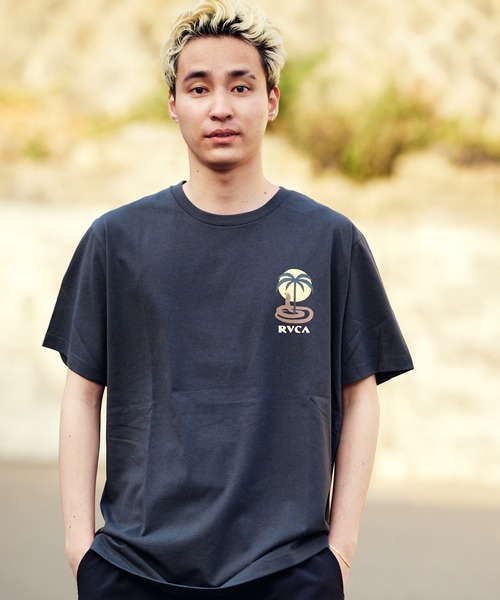 「RVCA」 半袖Tシャツ M ホワイト メンズ_画像4