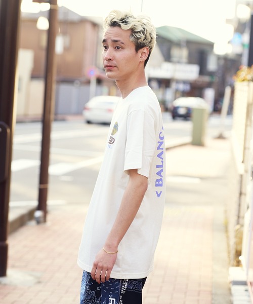 「RVCA」 半袖Tシャツ M ホワイト メンズ_画像7