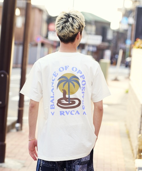 「RVCA」 半袖Tシャツ M ホワイト メンズ_画像8
