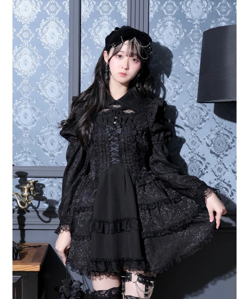 NOEMIE（ノエミー） ワンピース ゴシックドレッシーデコルテクロス