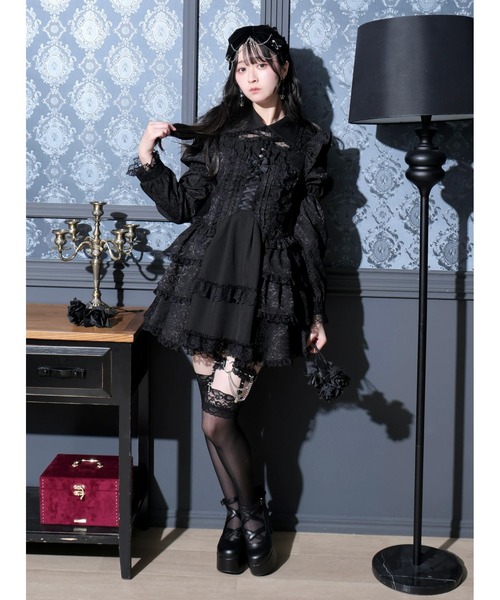 NOEMIE（ノエミー） ワンピース ゴシックドレッシーデコルテクロス