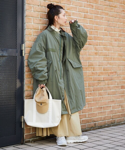 フリークスストア ショートモッズコート カーキ FREAK'S STORE